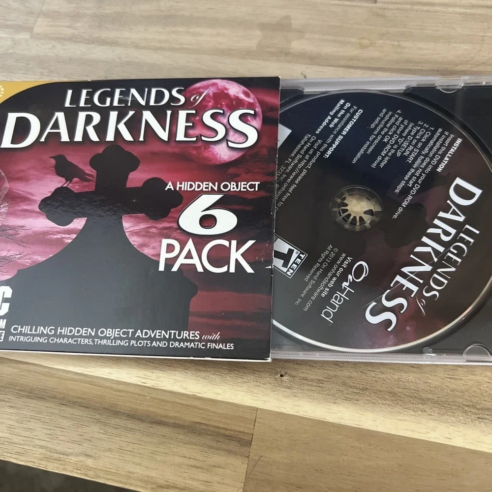 Legends of Darkness PC 2013 DVD-Rom Hidden Object Adventure Game 6 Pack